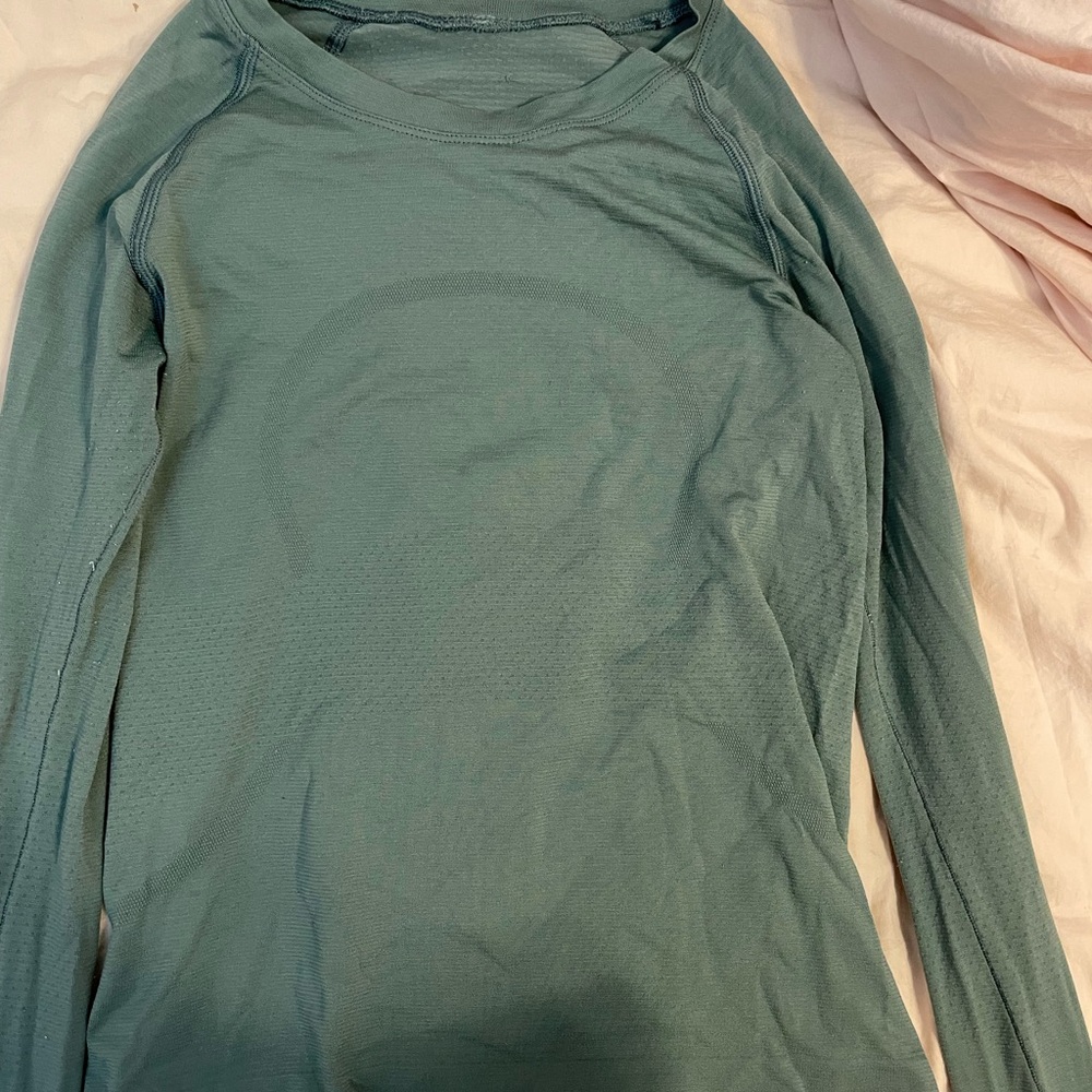 Lululemon swiftly tech long sleeve green